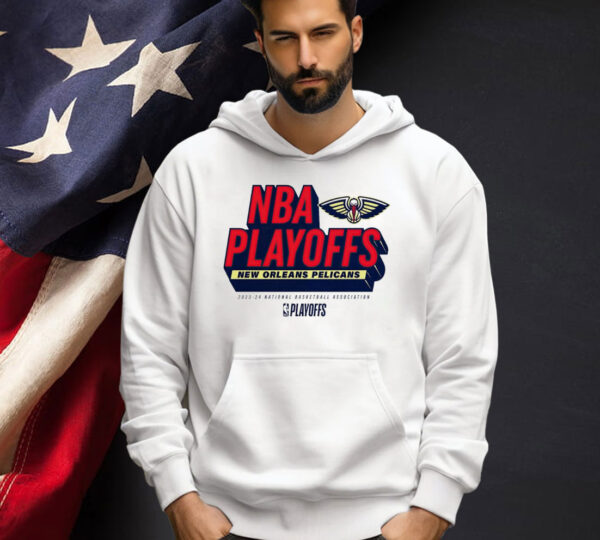 Official New Orleans Pelicans 2024 NBA Playoffs Defensive Stance T-shirt