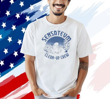Official sensatevm clean-up crew T-shirt