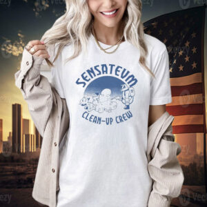 Official sensatevm clean-up crew T-shirt