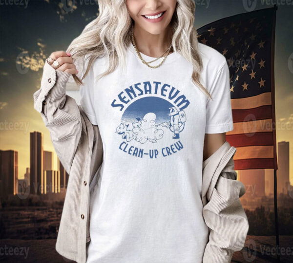 Official sensatevm clean-up crew T-shirt