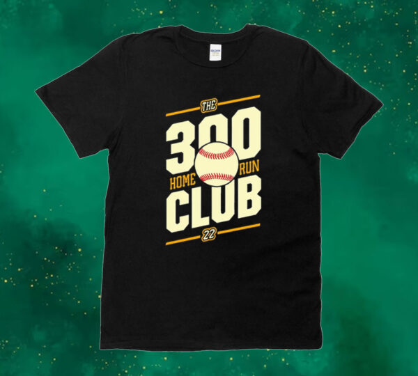 Pittsburgh Pirates Andrew McCutchen The 300 Home Run Club Baseball Tee shirt