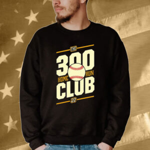 Pittsburgh Pirates Andrew McCutchen The 300 Home Run Club Baseball Tee shirt