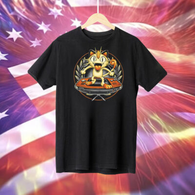 Pokemon Gamer Meowth Tee Shirt