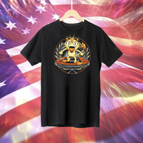 Pokemon Gamer Meowth Tee Shirt