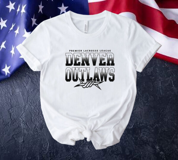 Premier Lacrosse League Champion Denver Outlaws Tee shirt