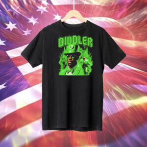 Sean Diddy The Diddler green fire Tee Shirt