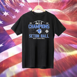 Seton Hall Pirates 2024 NCAA Men’s Basketball NIT Champions Tee Shirt
