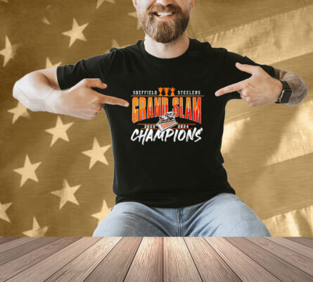 Sheffield Steelers Grand Slam 2023-2024 Champions T-shirt