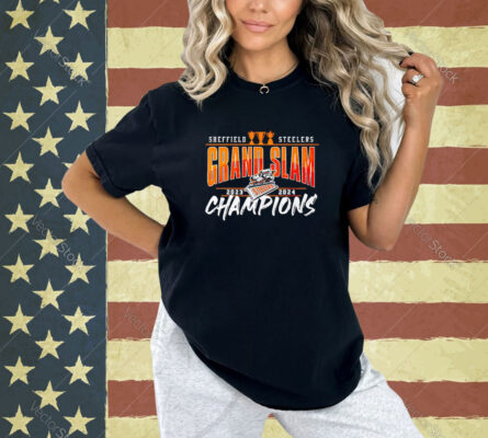 Sheffield Steelers Grand Slam 2023-2024 Champions T-shirt