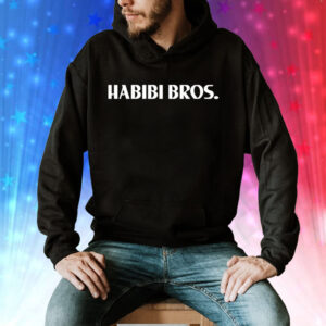 Siraj Hashmi wearing Habibi Bros Tee Shirt