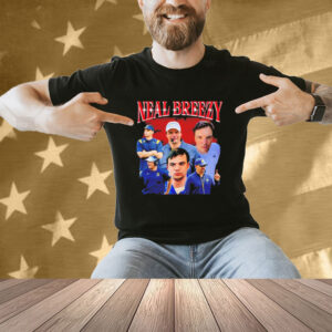 Trey Lathan wearing Neal Breezy T-shirt