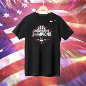 UConn Huskies Nike 2024 NCAA Men’s Basketball National Champions Tee Shirt