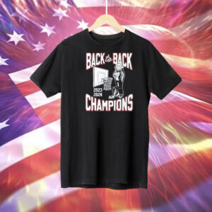 Uconn Huskies back to back 2023-2024 Champions T-Shirt