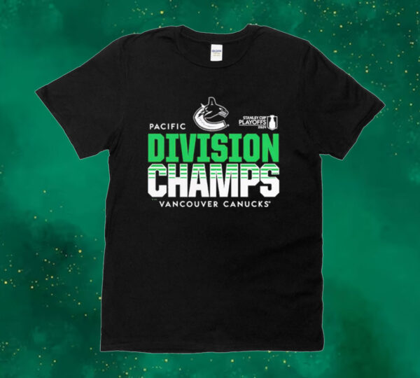 Vancouver Canucks 2024 Pacific Division Champions Tee shirt