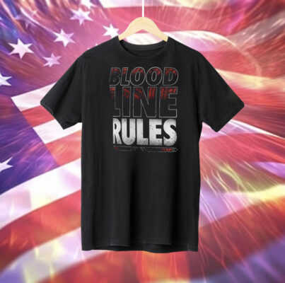 Wrestlemania 40 Bloodline Rules Tee Shirt