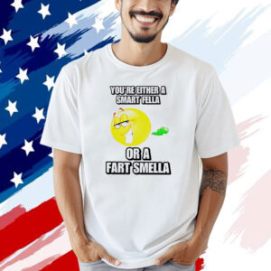 You’re either a smart fella or a fart smella cringey T-shirt