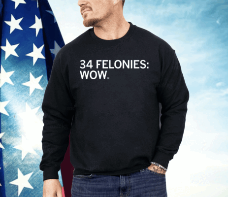 34 Felony Counts Wow Shirt