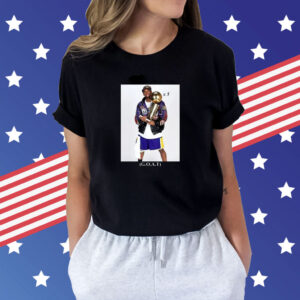 Allen Iverson Wearing Kobe Bryant Goat 5 Times Championship T-Shirts