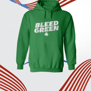 Bleed Green Boston Basketball Hoodie