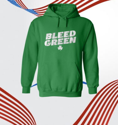 Bleed Green Boston Basketball Hoodie