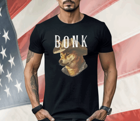 Bonk Cowboy Dog Shirt