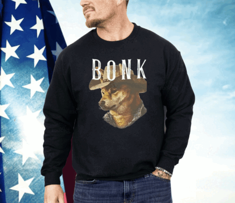 Bonk Cowboy Dog Shirt