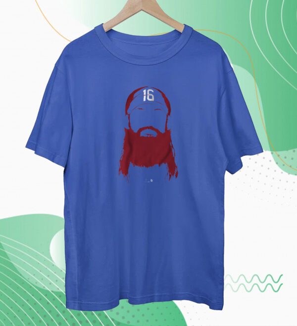 Brandon Marsh: Philly Beard Tee shirt