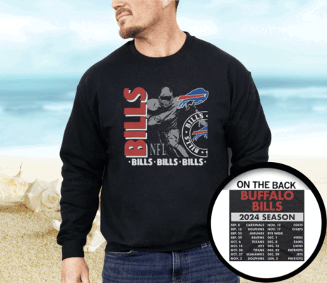 Buffalo Bills Schedule 2024 Shirt