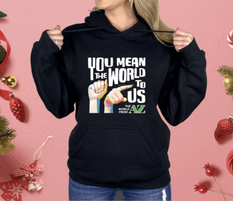 Carl Azuz You Mean The World To Us Shirt