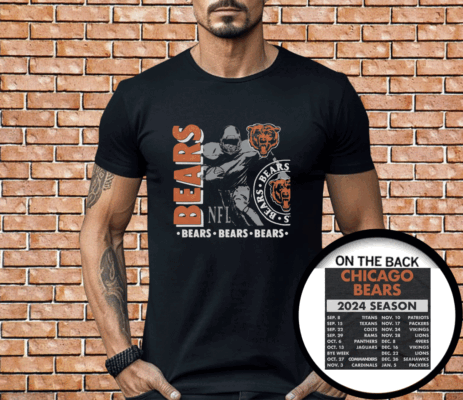 Chicago Bears Schedule 2024 Shirt