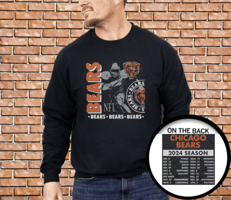 Chicago Bears Schedule 2024 Shirt