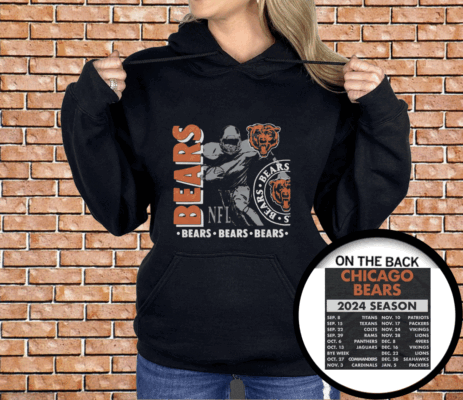 Chicago Bears Schedule 2024 Shirt