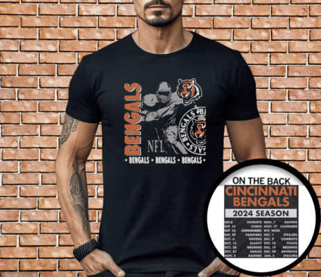 Cincinnati Bengals Schedule 2024 Shirt