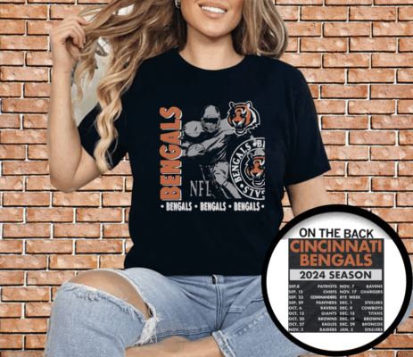 Cincinnati Bengals Schedule 2024 Shirt