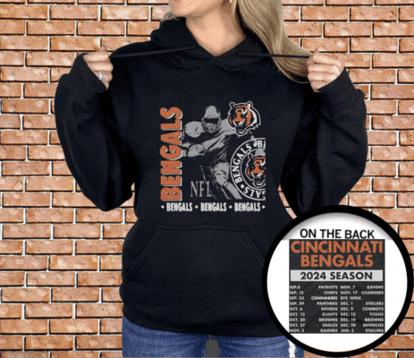 Cincinnati Bengals Schedule 2024 Shirt