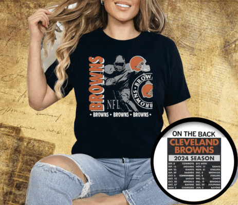 Cleveland Browns Schedule 2024 Shirt