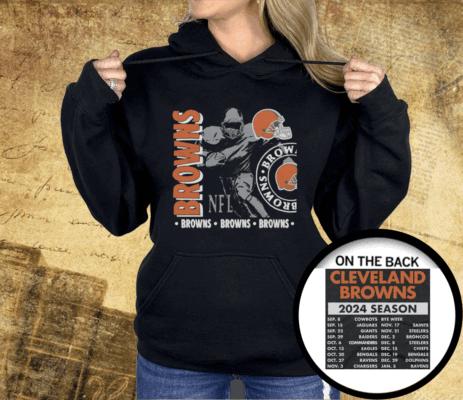 Cleveland Browns Schedule 2024 Shirt