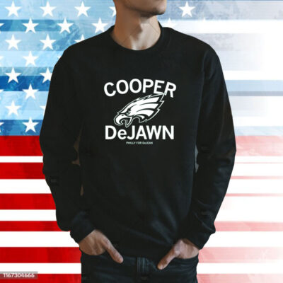 Cooper DeJean is Cooper DeJawn in Philly Sweatshirt