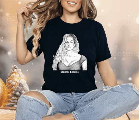 Emily Ratajkowski Stormy Daniels Ladies Boyfriend Shirt