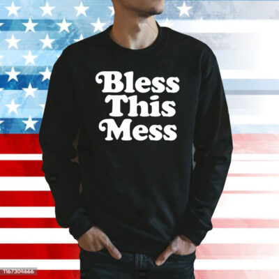 Etan Thomas Bless This Mess Ladies Boyfriend Sweatshirt