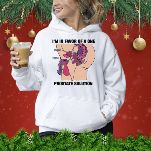 I'm In Favor Of A One Prostate Solution Hoodie