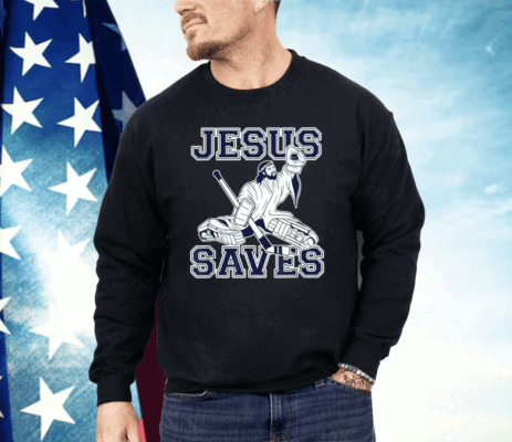 Jesus Saves Hockey Shirt