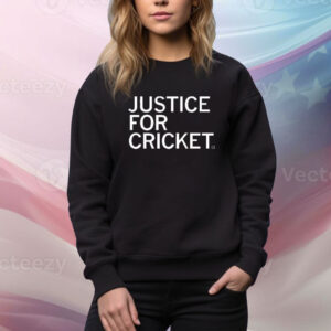 Justice For Cricket Tee shirt