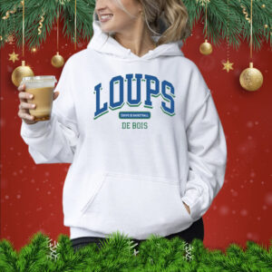 Loups Equipe De Basketball De Bois Hoodie