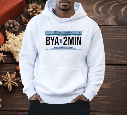 MINNESOTA BYA2MIN LICENSE PLATE Shirt