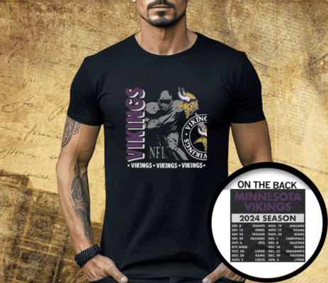 Minnesota Vikings Schedule 2024 Shirt