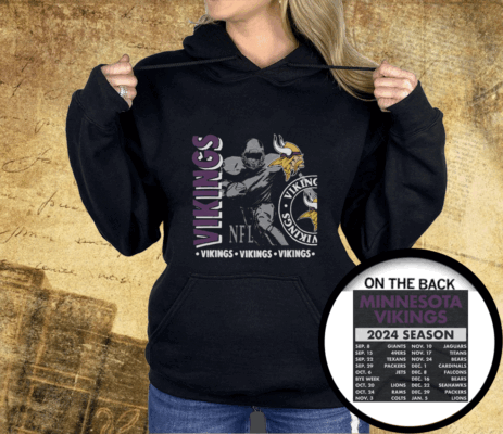 Minnesota Vikings Schedule 2024 Shirt