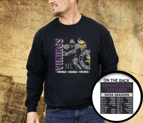 Minnesota Vikings Schedule 2024 Shirt