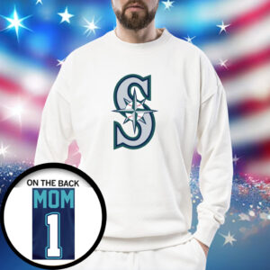 Mother’s Day Mariners Mom Number 1 Sweatshirt