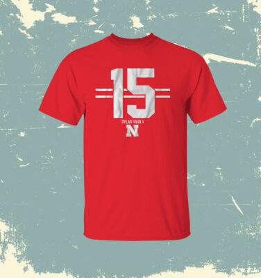 NEBRASKA FOOTBALL DYLAN RAIOLA NAME NUMBER Shirt